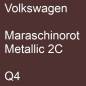 Preview: Volkswagen, Maraschinorot Metallic 2C, Q4.